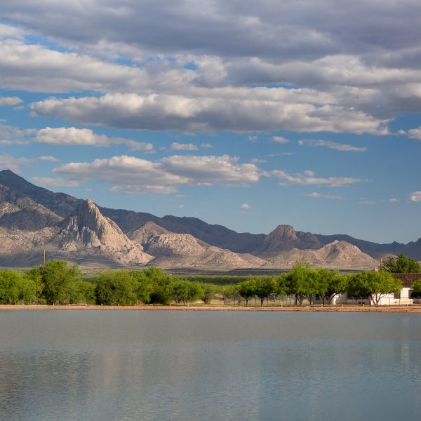Canoa Lake reflection Manning Sr house Credit Michael Mock_8x10